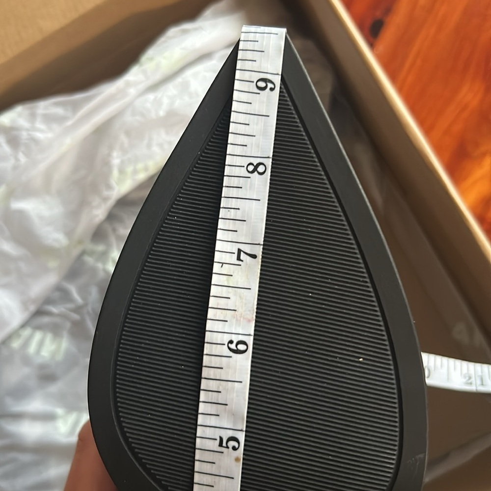 MIA Black Boots with White Embroidery - Picture 8 of 12